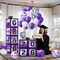 Graduation Decorations 2026 Graduation Party Decorations Set of 4 Boxes with 129pcs Balloons Arch Garland Kit Party Supplies for Any Grades Purple